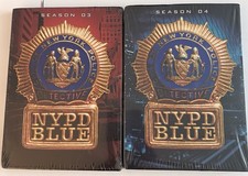 NYPD Blue Season 3 & 4 Sealed Region 1 NEW Free Post