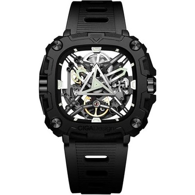 CIGA Design X Series Eye of Horus Automatic Skeleton Watch Mens 48mm Model X051