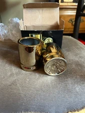 Old Southern Brass EXOTO USA 50 CALIBER Set of 2 Novelty Shell 2 OZ SHOT GLASS