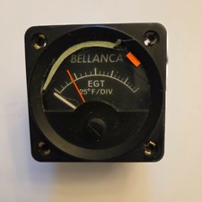Alcor 202A-5A Bellanca EGT Mixture Control Indicator Aircraft Gauge
