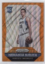 2015-16 Panini Prizm Rookies Orange Wave Prizm Nemanja Bjelica #350 10jq
