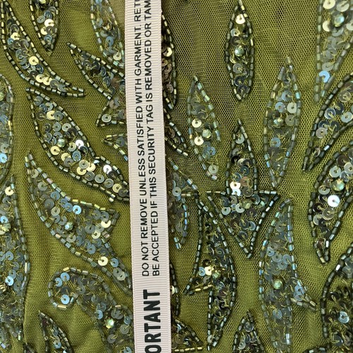 Mac Duggal Long Sleeve Sequin Fully Lined Sheath Gown Women’s US Size 10 - Bild 3 von 8