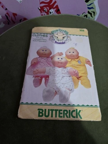 Vintage Cabbage Patch Kid 1980s Butterwick clothing sewing pattern