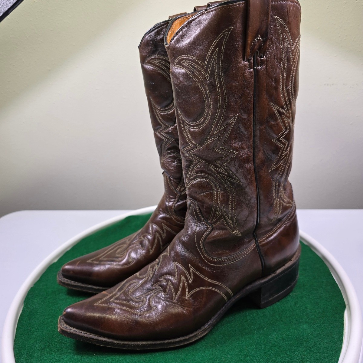 Dolores Brun Rockies - Bottes à bout pointu style santiag western