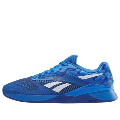 Reebok Nano X4 Training Men Shoes Size 10.5 Blue White 100204677 Crossfit