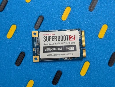 New Pulls mSATA 64GB SSD SuperBoot2 MyDigitalSSD Drives MDMS-SB2-0064