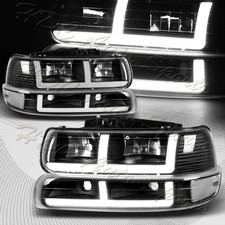 For 99-02 Silverado00-06 Tahoe Suburban G2 Drl Led Bar Black Headlightsbumper For 99-02 Silverado00-06 Tahoe Suburban G2 Drl Led Bar Black Headlightsbumper
