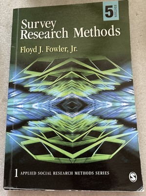 Survey Research Methods (Applied Social Research Methods) some highlighting