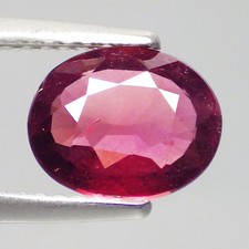 1.67 Cts HILARIOUS OVAL 8 x 7 mm 100 NATURAL PURPLISH PINK RHODOLITE GARNET
