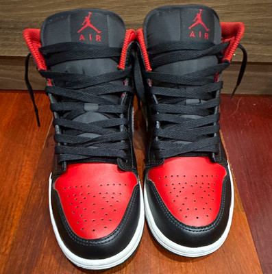 Jordan Air Jordan 1 Mid Bred Twist Black/Red DQ8426-067