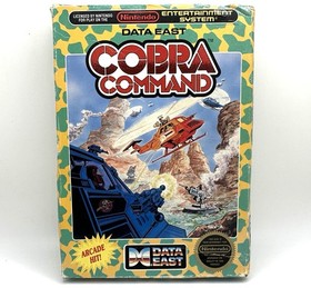 Cobra Command ( Nintendo NES 1988 ) Authentic Tested Game + Original Box + Cover