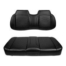 MadJax Black Aspen Front Seat Cushions Club Car Precedent, Tempo, Onward