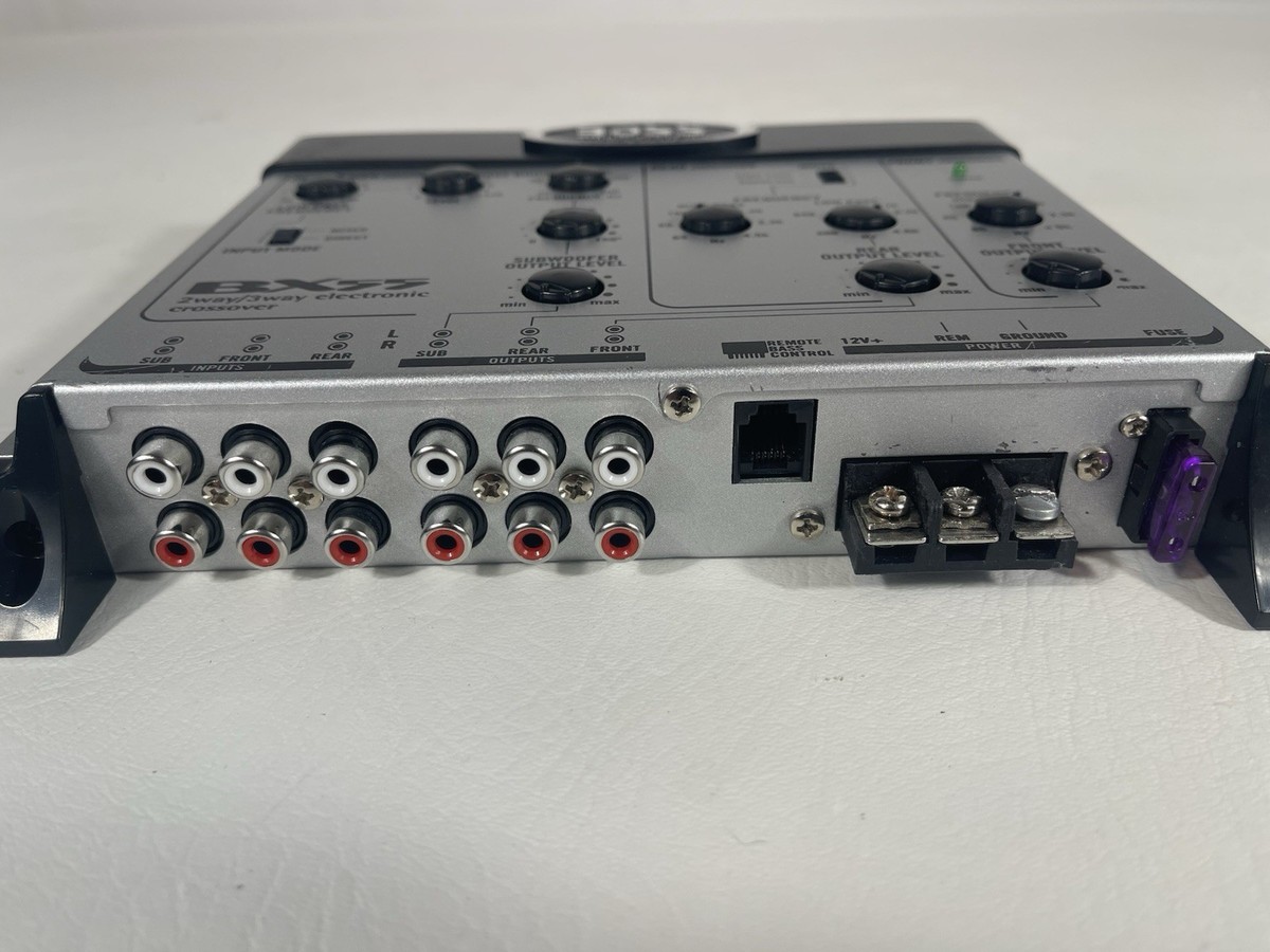 Boss Audio System BX55 2way/3way Electronic Crossover - Silver
