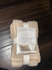 Casaluna Sham Reversible Textured Cotton Chambray Coverlet Natural/Warm Brown