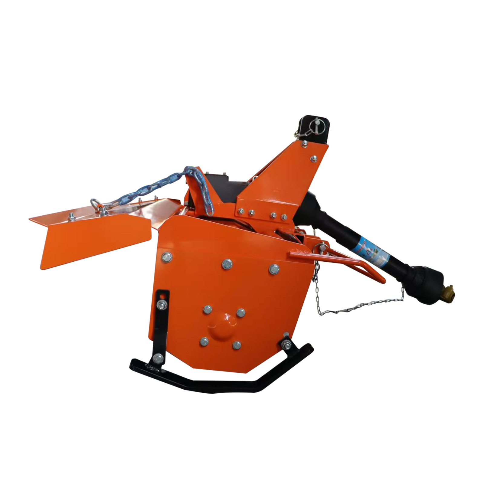 Attachments 3 Point 53" Rotary Tiller Attachment Fits Cat 1 Tractors，Work 5"Deep