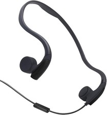 Bone Conduction Wired Headphones with Noise Cancelling Mic 3.5Mm Connector Sweat