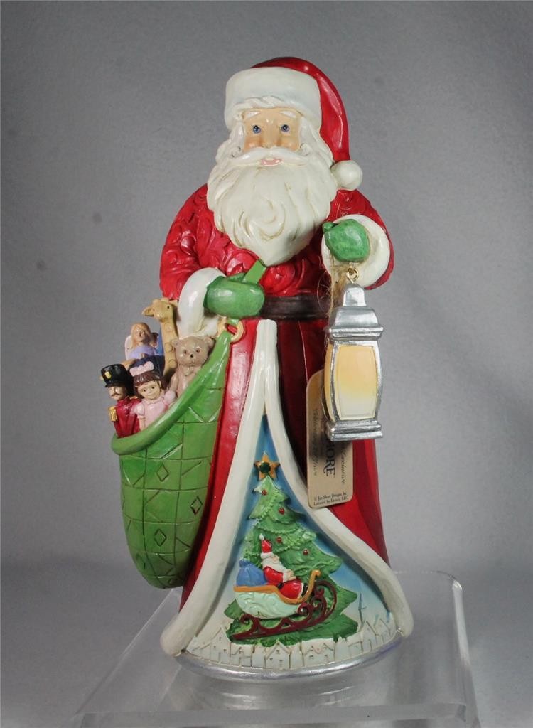 ジムショア　サンタクロース 置物 Jim Shore 'Christmas Joy Shines Ever Bright' Santa Fig 2022
