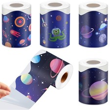 Bulletin Board Borders 4 Rolls 196.8 FT Self Adhesive Wavy Line Classroom Strip