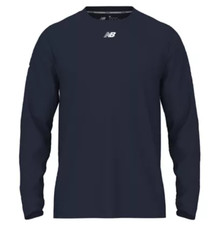 New Balance Men's Activate Long Sleeve Tech T Shirt Tee Navy Blue Size M NWT