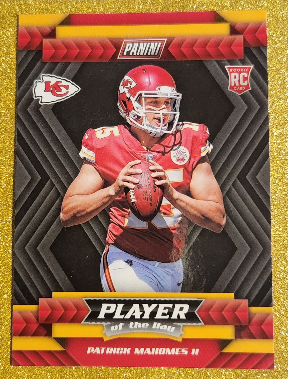 🔥2017 Panini Player of the Day Patrick Mahomes Rookie Kansas City Chiefs |  eBay