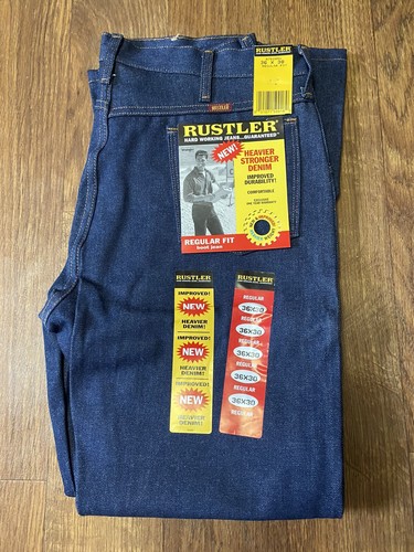 Rustler Jeans 36X30 New Old Stock 