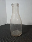 Vintage Land O Lakes Ice Cream Co Glass Milk Dairy Bottle Brown Hue 1 Quart