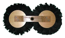 Magnolia Brush CF-9 Crowsfoot Pattern Texture Round Brush, 100 Percent Horsehair