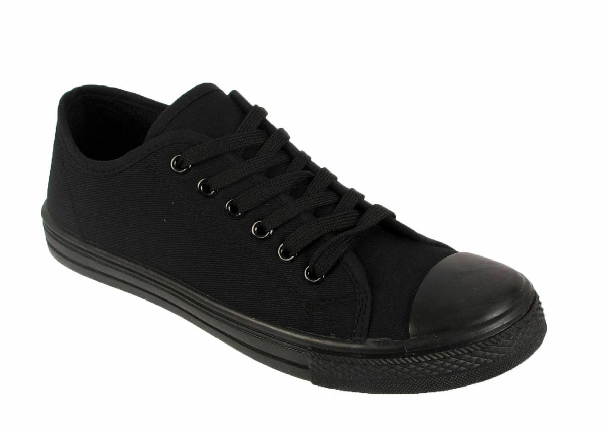 Boys Girls Junior Trainer Faux Leather Lace Up Trainers Youth Shoes Sizes