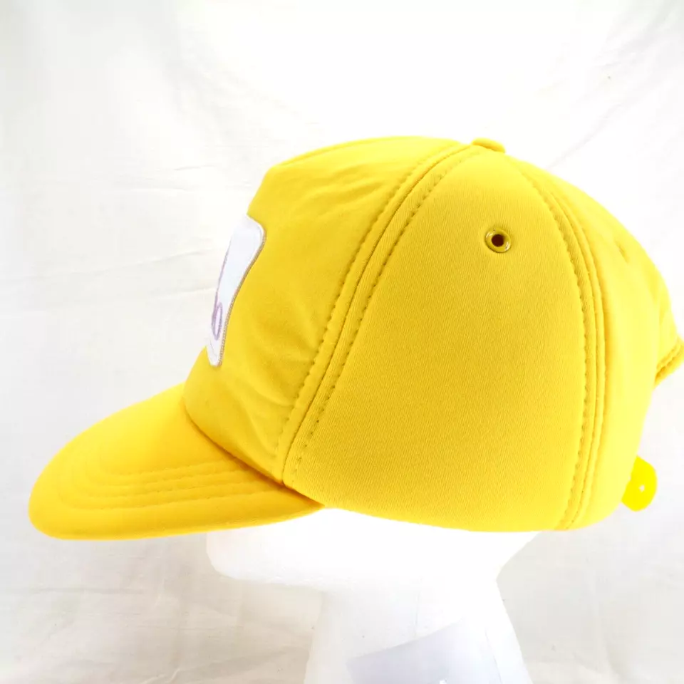 Vintage 70's/80's Cap Hat ● Apple & Pears Apollo Logo ● Yellow Snapback ● Fast ✉ - Image 4 of 4