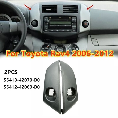 Left+Right For Toyota RAV4 2006-2012 Upper Side Central Dashboard Strip Trim USA - Picture 5 of 16