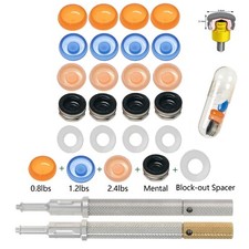 Universal Implant Retention Caps Set Insertion Extraction Tool Remove Core Tool