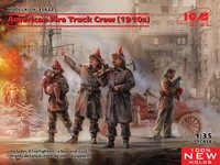 Amerikanische Fire Truck Crew (1910S) (100% New Formen ) 1:3 5 Plastic Model Kit