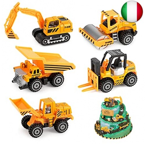 YIMORE Macchinine Giocattolo, Modellini Auto Veicoli, Kit di Modellismo Camion,