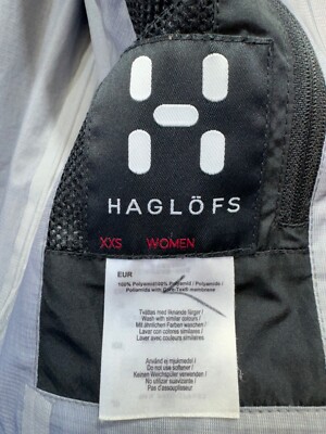 HAGLOFS SCRAMBLE TILTA GORE-TEX OUTDOOR WATERPROOF JACKET WOMENS