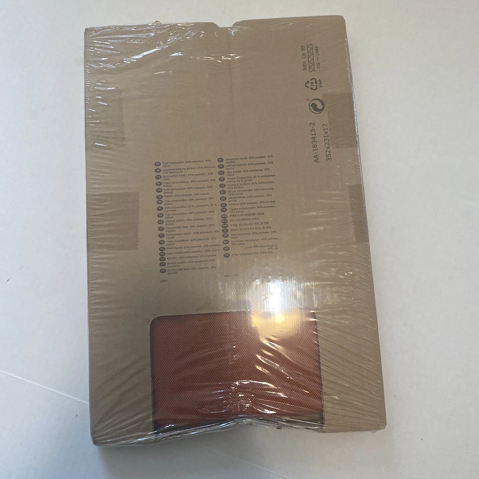 IKEA VALLENTUNA Cushion Cover For Orrsta Orange 32 x 18 in/80 x 46 cm -2 avail. - Image 2 of 4