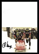 Christoph Langen Autogrammkarte Original Signiert Bobfahren ## BC G 26566
