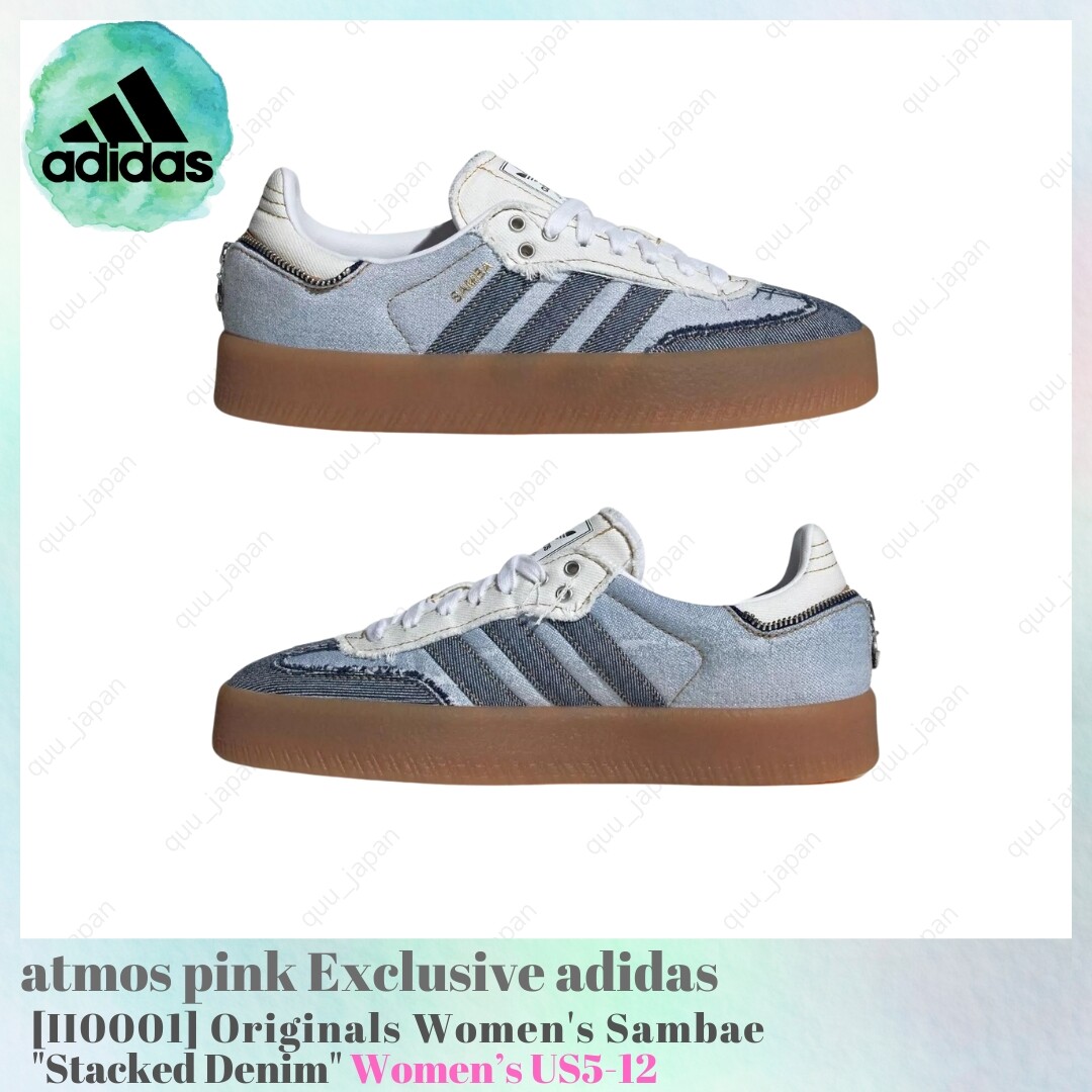 atmos pink Exclusive adidas Originals Sambae Stacked Denim atmos pink Exclusive adidas Originals Sambae Stacked Denim
