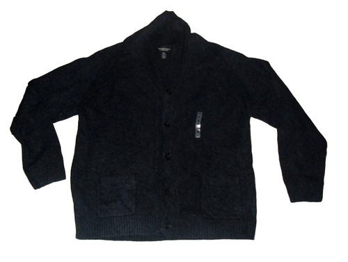 Roundtree & Yorke $89 Mens Navy Blue Button Down Collared Sweater sz. XL New