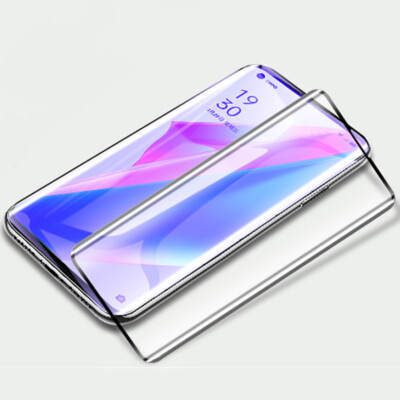 Curved Tempered Glass Screen Protector For OPPO Find X3 Pro Protective Film Lot