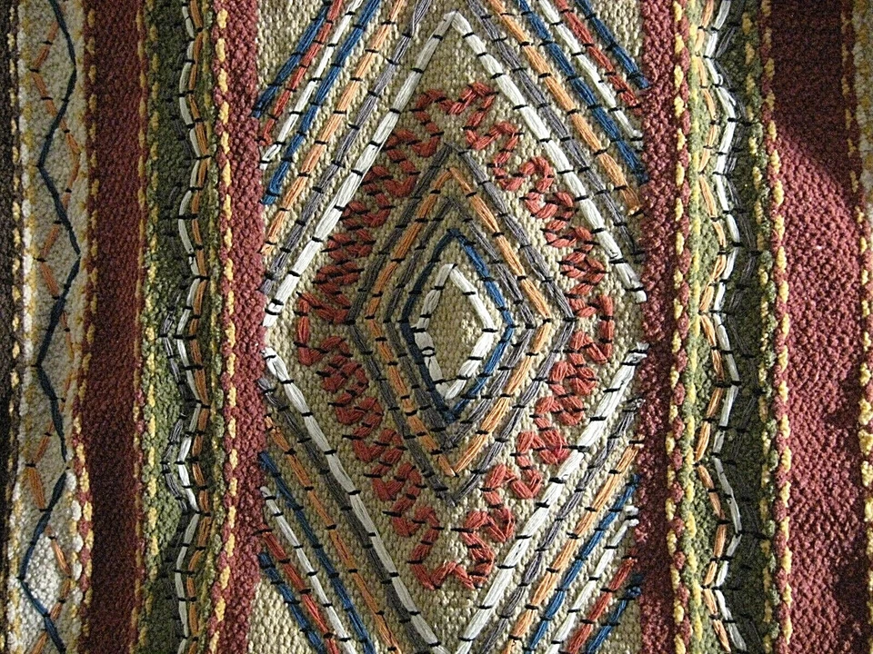 Almohada cuadrada de algodón Surya Marrakech SHAM ONLY 20"x20" MR004-2020P pesada NUEVA Foto 3 de 4