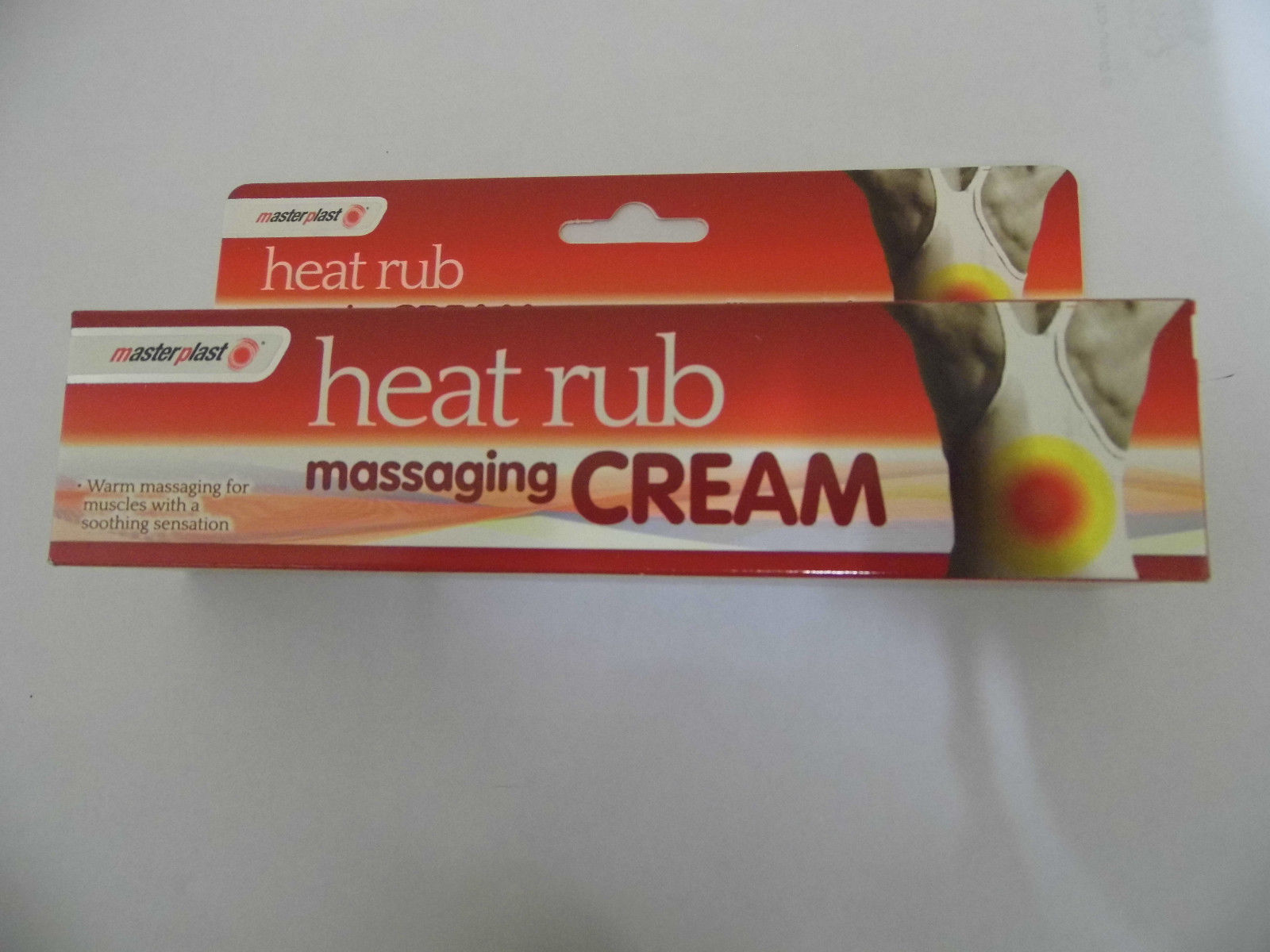 70g Masterplast Heat Rub Massaging Cream Deep Rub Fast Relief Cream