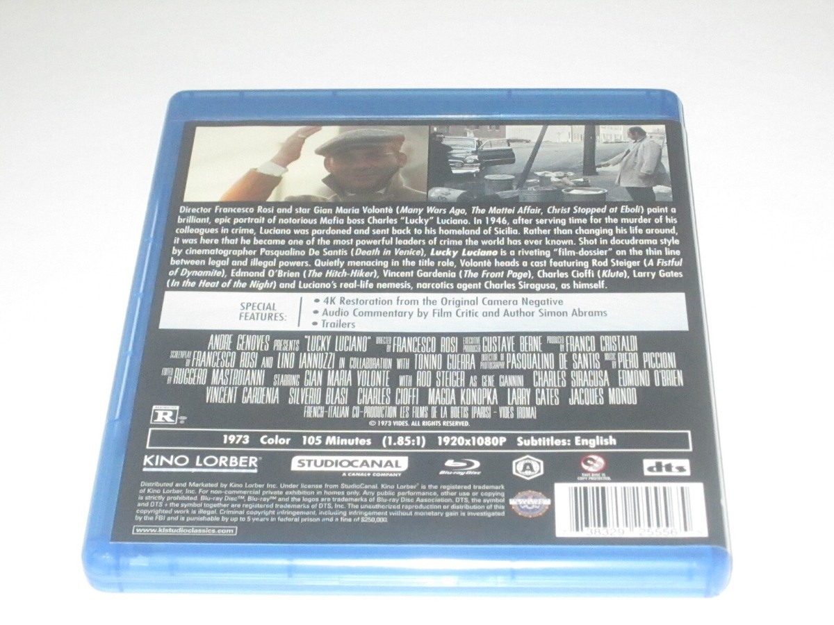 Lucky Luciano Blu-ray 1973 738329255565| eBay