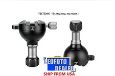Leofoto YB-75MK Leveling Base with Handle for 75mm Bowl Arca Clamp