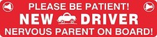 New Driver Magnet Nervous Parent Student Driver Drivers Ed Car #18 USA Made