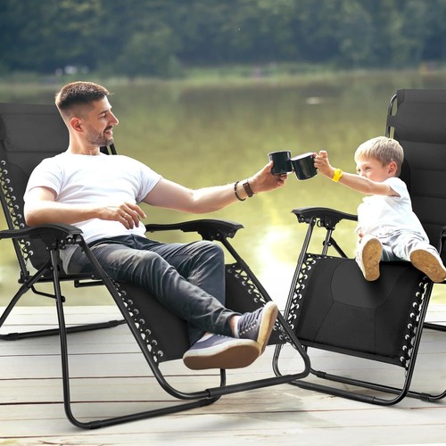 KEPLIN Set di 2 sedie XXL Premium Resistenti Textole Zero Gravity - Foto 2 di 77