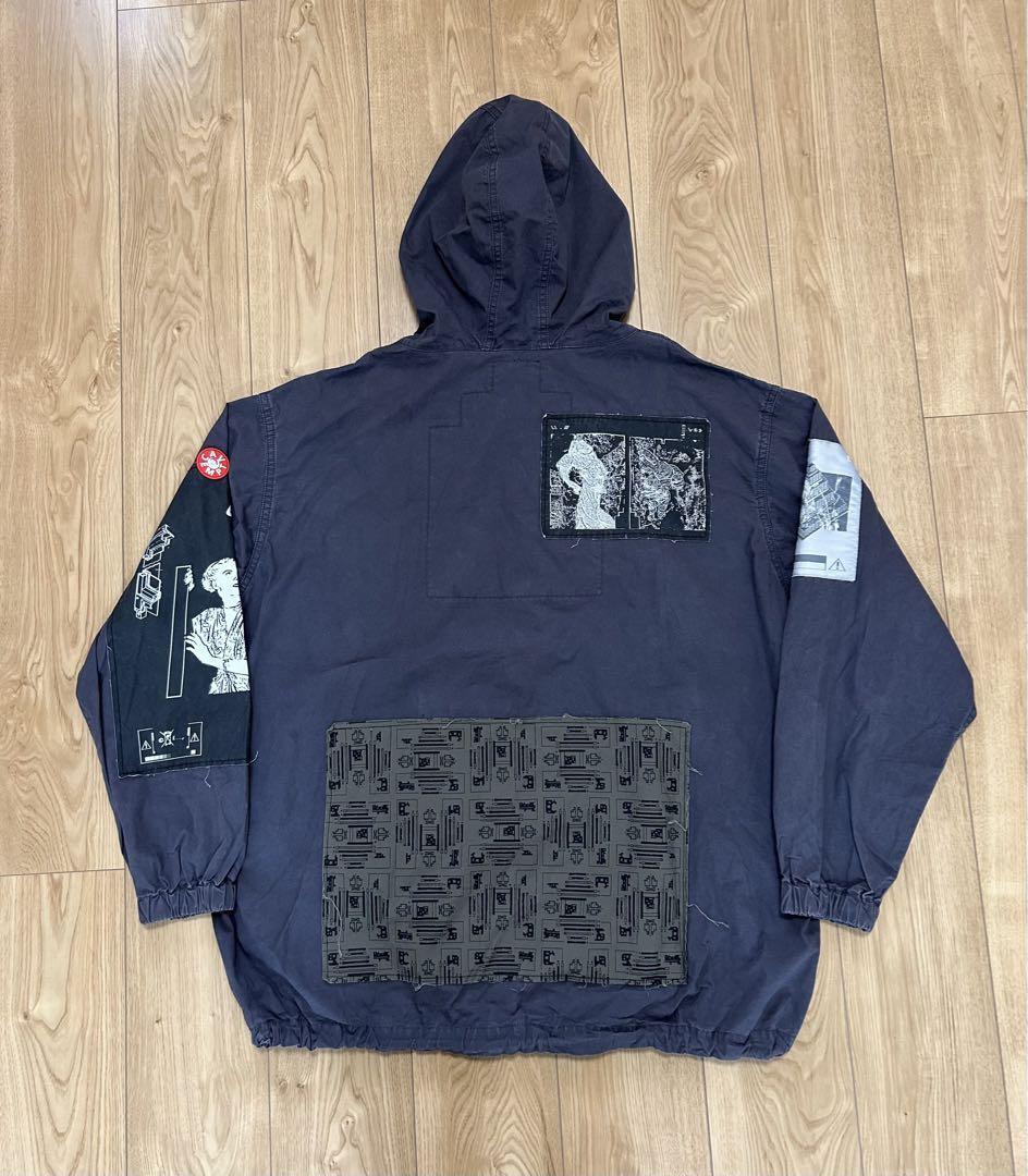 C.E Cavempt Mod Coat Jacket Size 2XL Black Dirt Stain Used C.E Cavempt Mod Coat Jacket Size 2XL Black Dirt Stain Used