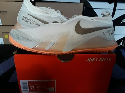 Womens Nike Air Zoom Court React Vapor NXT HC Light Bone Peach