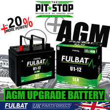 AGM 896 32Ah BATTERY UPGRADE FOR YARDMAN LAWN MOWER - U1 12V | POSITIVE ON LEFT