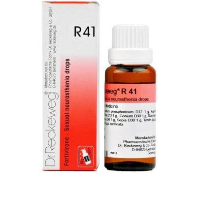Dr. Reckeweg Germany R41 Drops 22ml Homeopathic Remedies (UK Fast Dispatch)