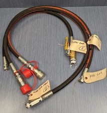 3 x Eaton Aeroquip Hydraulic Line Hoses